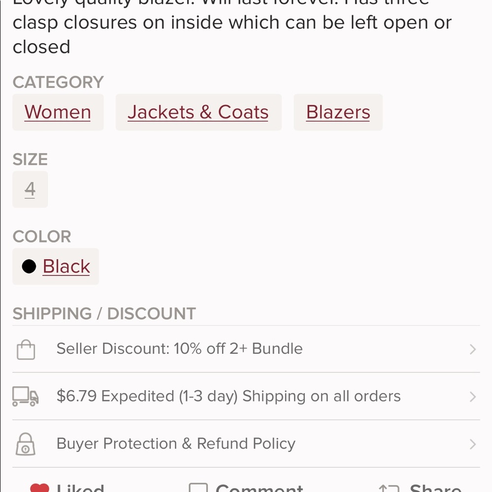 Vince tweed jacket - Picture 4 of 4